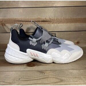 NEW - Mens 8 - Adidas Trae Young 1 Carbon Pink Gum White Basketball Shoes GY0302